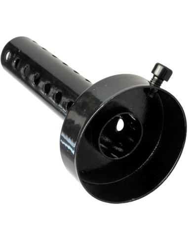 Silencioso universal regulable de 57 mm. para escapes de moto.