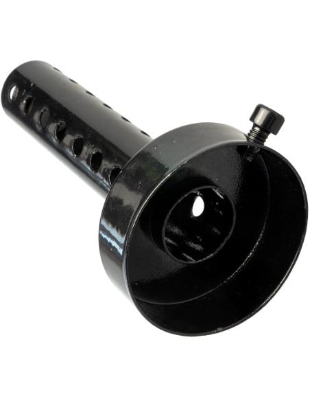 Silencioso universal regulable de 57 mm. para escapes de moto.
