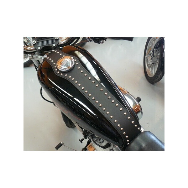 LEATHER TANK COVER WITH SPORTSTER STUDS