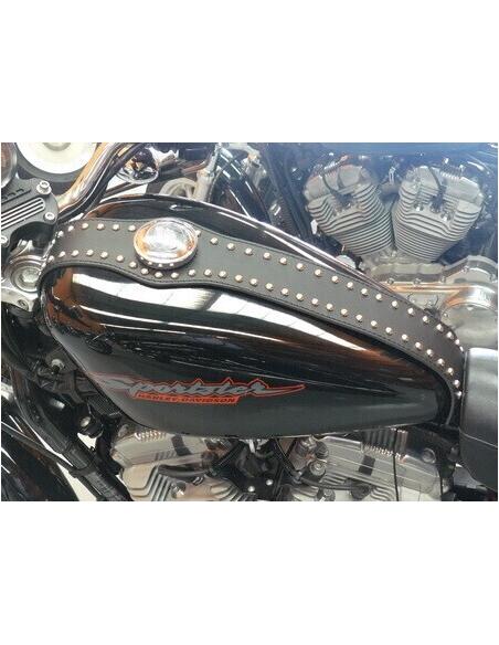 LEATHER TANK COVER WITH SPORTSTER STUDS