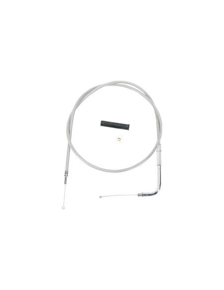 120CM BRAIDED STEEL THROTTLE CABLE FOR VARIOUS HD