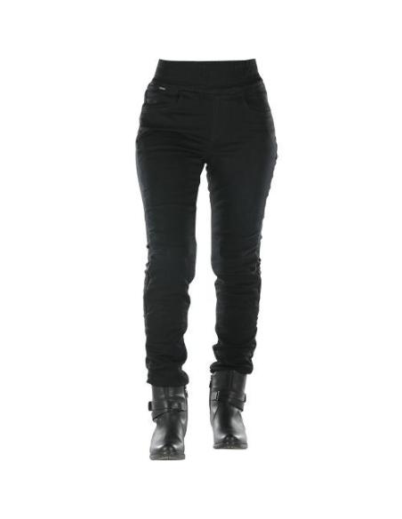 Comprar Legging Femenino Con Kevlar Overlap Jane Negro - Homologado a precio de oferta