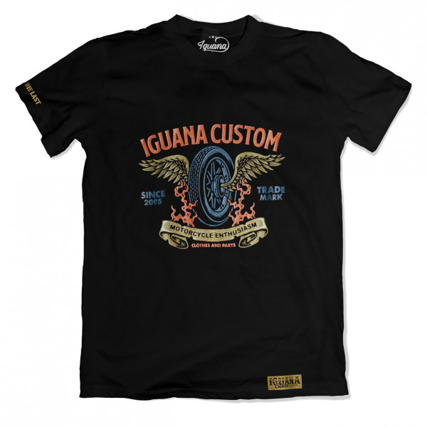 WINGS AND WHEEL IGUANA CUSTOM COLLECTION T-SHIRT