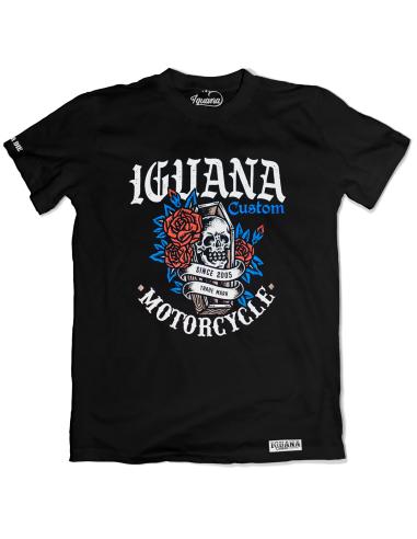 CAMISA SKULL AND ROSES IGUANA CUSTOM COLLECTION