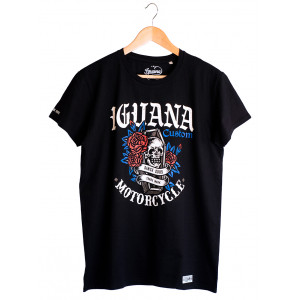 MAGLIETTA SKULL AND ROSES IGUANA CUSTOM COLLECTION 2