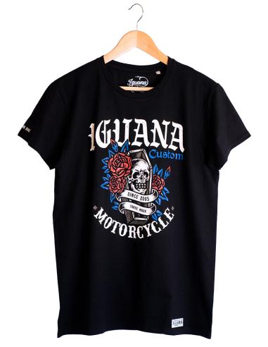 CAMISA SKULL AND ROSES IGUANA CUSTOM COLLECTION