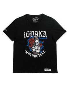 Comprar Camiseta Femenina Skull And Roses Iguana Custom Collection a precio de oferta