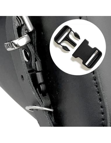 SPORTSTER RIGHT SIDE SADDLEBAG WITH QUICK RELEASE FASTENERS