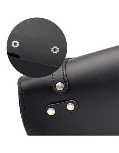 SPORTSTER RIGHT SIDE SADDLEBAG WITH QUICK RELEASE FASTENERS