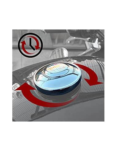"CHROMED" LOCKABLE GAS CAPS