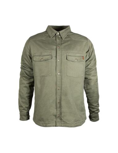 JOHN DOE MOTOSHIRT XTM CAMISA VERDE AZEITONA