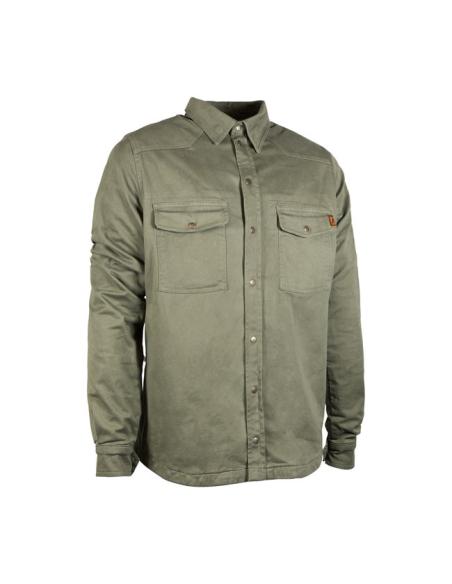 JOHN DOE MOTOSHIRT XTM CAMISA VERDE AZEITONA