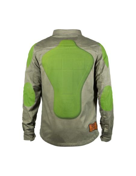 JOHN DOE MOTOSHIRT XTM CAMISA VERDE AZEITONA