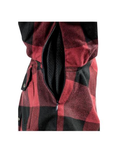 Comprare Camicia John Doe Motorshirt Xtm Omologata Triple A Rossa a prezzo scontato