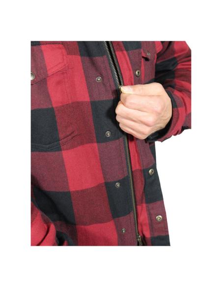 Comprare Camicia John Doe Motorshirt Xtm Omologata Triple A Rossa a prezzo scontato