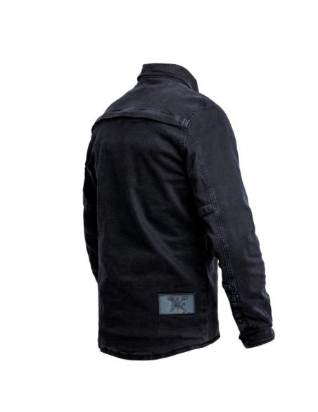 CHEMISE EN FIBRE DE DENIM NOIR JOHN DOE XTM AVEC KEVLAR