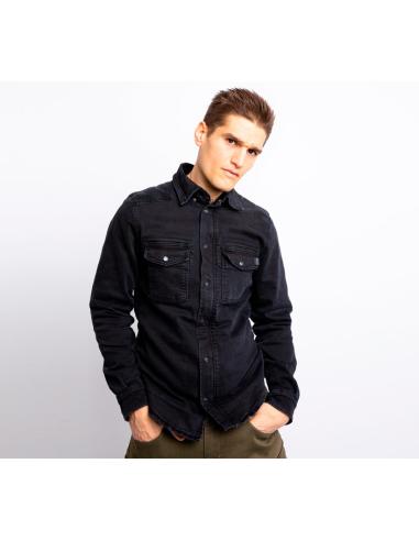 CAMISA PRETA JEANS JOHN DOE XTM-FIBRA COM KEVLAR