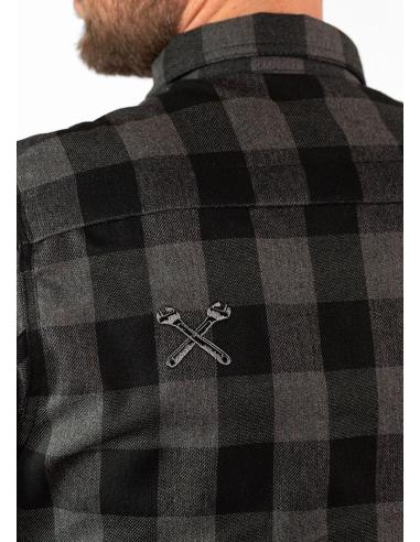 JOHN DOE CAMISA HOMOLOGADA CINZENTA PRETA XTM