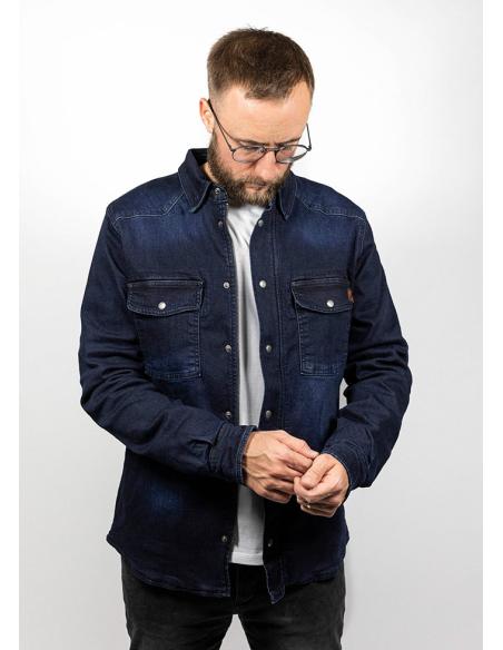 Acquista Camicia Omologata Triple A John Doe Xtm Denim Dark a prezzo scontato
