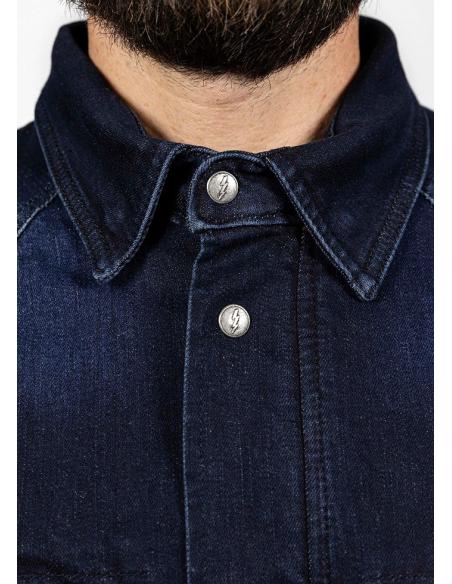 Acquista Camicia Omologata Triple A John Doe Xtm Denim Dark a prezzo scontato