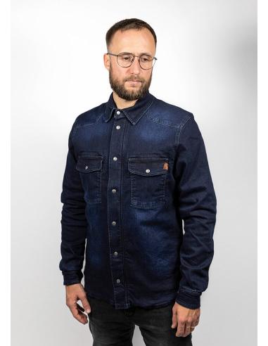 Acquista Camicia Omologata Triple A John Doe Xtm Denim Dark a prezzo scontato
