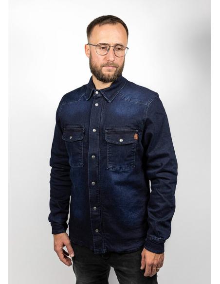 Acquista Camicia Omologata Triple A John Doe Xtm Denim Dark a prezzo scontato