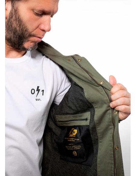 JOHN DOE MOTOSHIRT XTM CAMISA VERDE AZEITONA