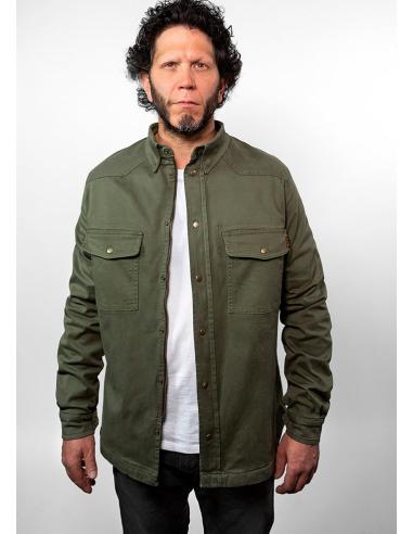 JOHN DOE MOTOSHIRT XTM CAMISA VERDE AZEITONA