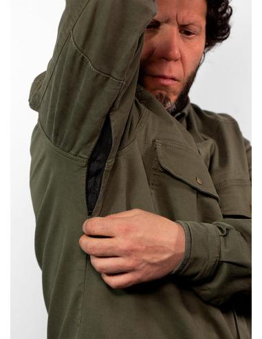 JOHN DOE MOTOSHIRT XTM CAMISA VERDE AZEITONA