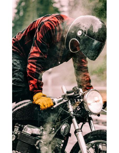 Comprare Camicia John Doe Motorshirt Xtm Omologata Triple A Rossa a prezzo scontato