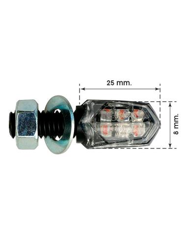 Comprar Intermitentes Led Tiny Negros Homologados a precio de oferta