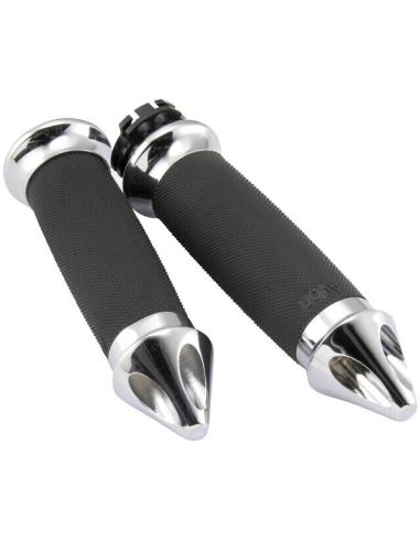 Comprar Puño Avon Billet Cromo Spike Para Harley a precio de oferta