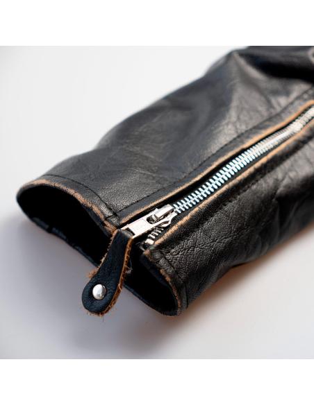 VESTE POUR FEMME EN CUIR AGED AVEC PROTECTIONS E.C.