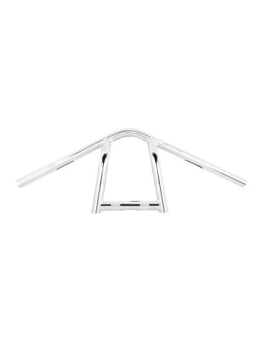 HANDLEBAR BURLY JIM CHROME 9"HIGH 1" DIAMETER
