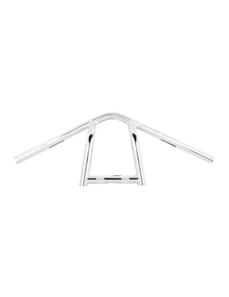 HANDLEBAR BURLY JIM CHROME 9"HIGH 1" DIAMETER