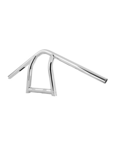 HANDLEBAR BURLY JIM CHROME 9"HIGH 1" DIAMETER