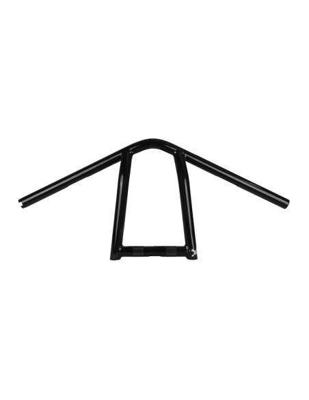 GUIDON BURLY JIM NOIR 11" HAUT 1" DIAMETRE