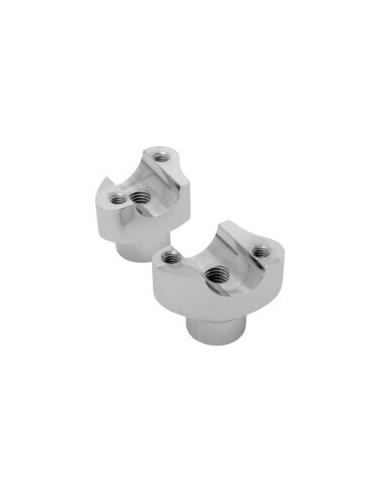 BASE DE TOURELLE HARLEY TYPE ORIGINAL 1-3/4" (4 CM) CHROMÉ