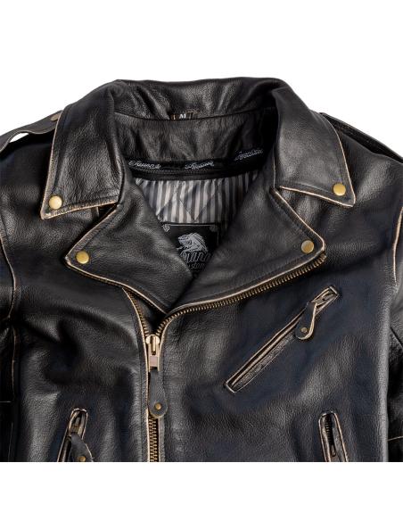 Comprar Chaqueta De Piel Envejecida Aguila Con Protecciones Ce a precio de oferta
