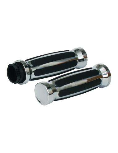 Comprar Puños Survivor De Aluminio Billet Con Gomas a precio de oferta