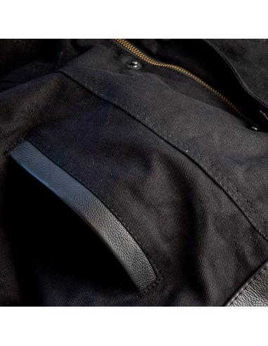 Gilet Soa En Denim Et Cuir | Prix Promo