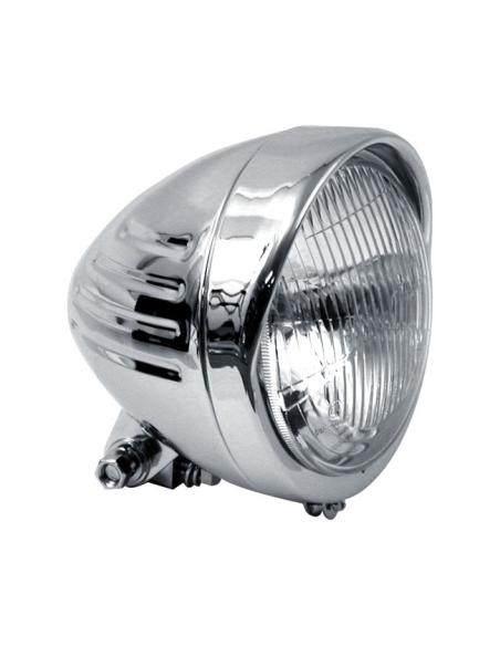 PHARE CENTRAL RAINURÉ CHROME 5-3 / 4"