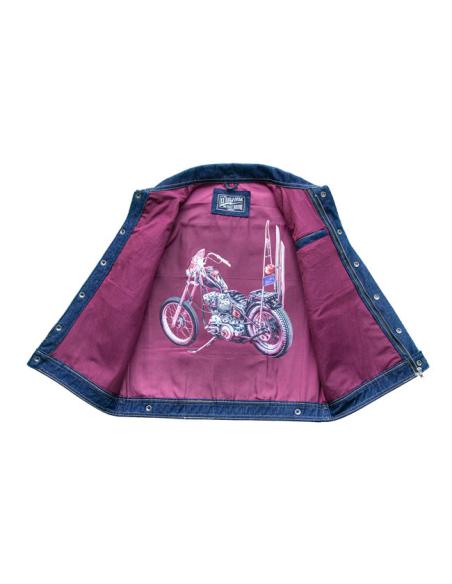 GILET RAIN SPLITTER BLUE 13 ET AND A HALF