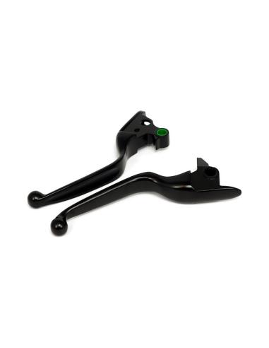 ALAVANCAS PRETAS LISAS HD SOFTAIL 15-17