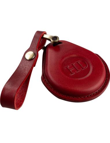 PORTE-CLÉS DE PROXIMITÉ HARLEY-DAVIDSON  EN CUIR ROUGE