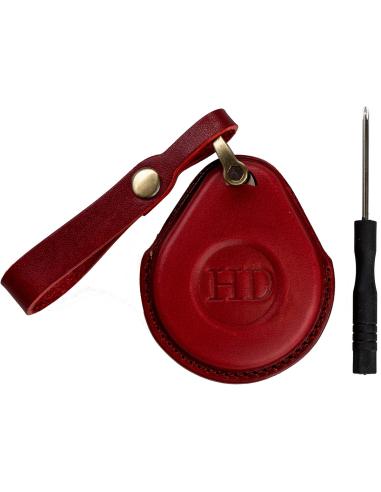 PORTE-CLÉS DE PROXIMITÉ HARLEY-DAVIDSON  EN CUIR ROUGE