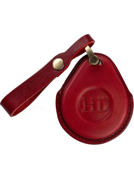 PORTE-CLÉS DE PROXIMITÉ HARLEY-DAVIDSON  EN CUIR ROUGE