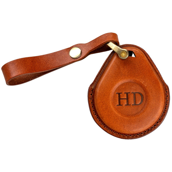 HARLEY-DAVIDSON PROXIMITY KEY CASE IN BROWN LEATHER