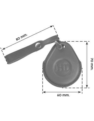 Comprar Llavero De Piel Negro Para Llave De Harley a precio de oferta