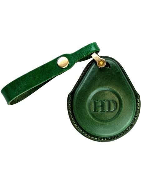 PORTA-CHAVES DE COURO VERDE HARLEY-DAVIDSON PARA CHAVE DE PRESENÇA